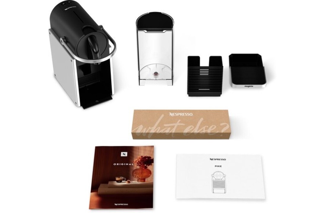 Magimix Nespresso Pixie M113 Metaalgrijs - Koffiemachine