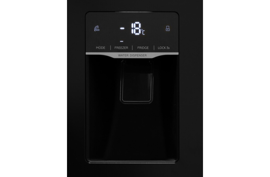 Exquisit SBS239-WS-EB - Amerikaanse koelkast