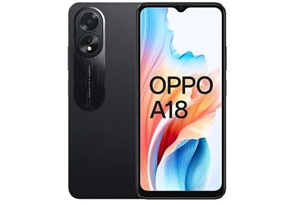 OPPO A18 128GB Glowing Black - Mobiele telefoon