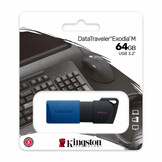Kingston DataTraveler Exodia M 64GB Blauw - USB-stick