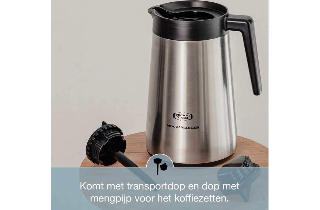 Moccamaster KBGT Polished Silver - Koffiezetapparaat