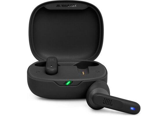 JBL Wave Flex Zwart - Draadloze oordopjes