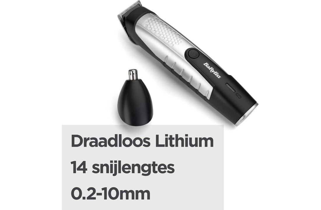 BaByliss Lithium Power T812E - Baardtrimmer