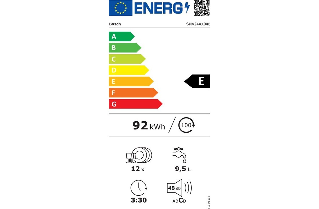 Bosch SMV24AX04E - Inbouw vaatwasser