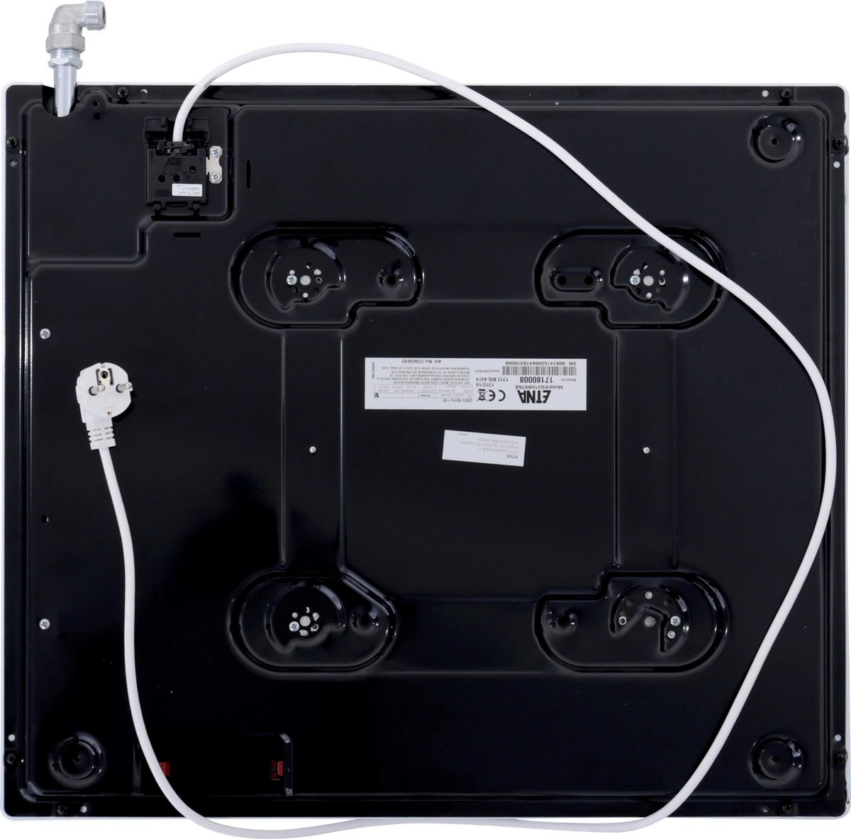 ETNA KGV158WIT - Gaskookplaat