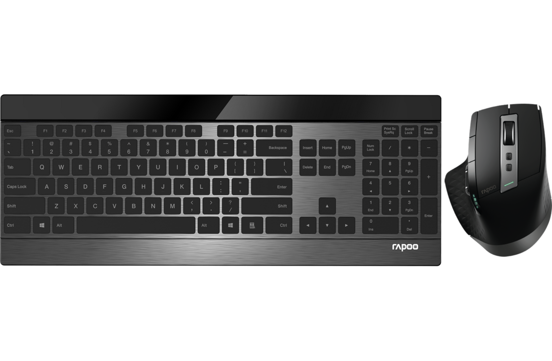 Rapoo 9900M - Toetsenbord + muis set