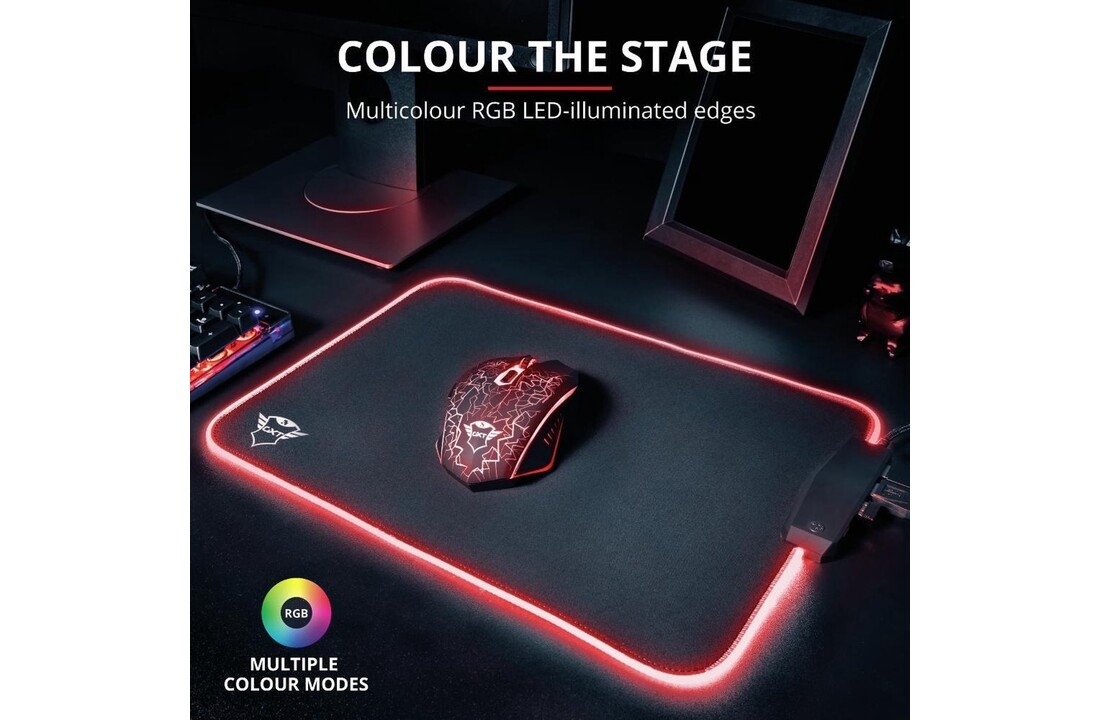 Trust GXT 765 Glide-Flex RGB - Muismat
