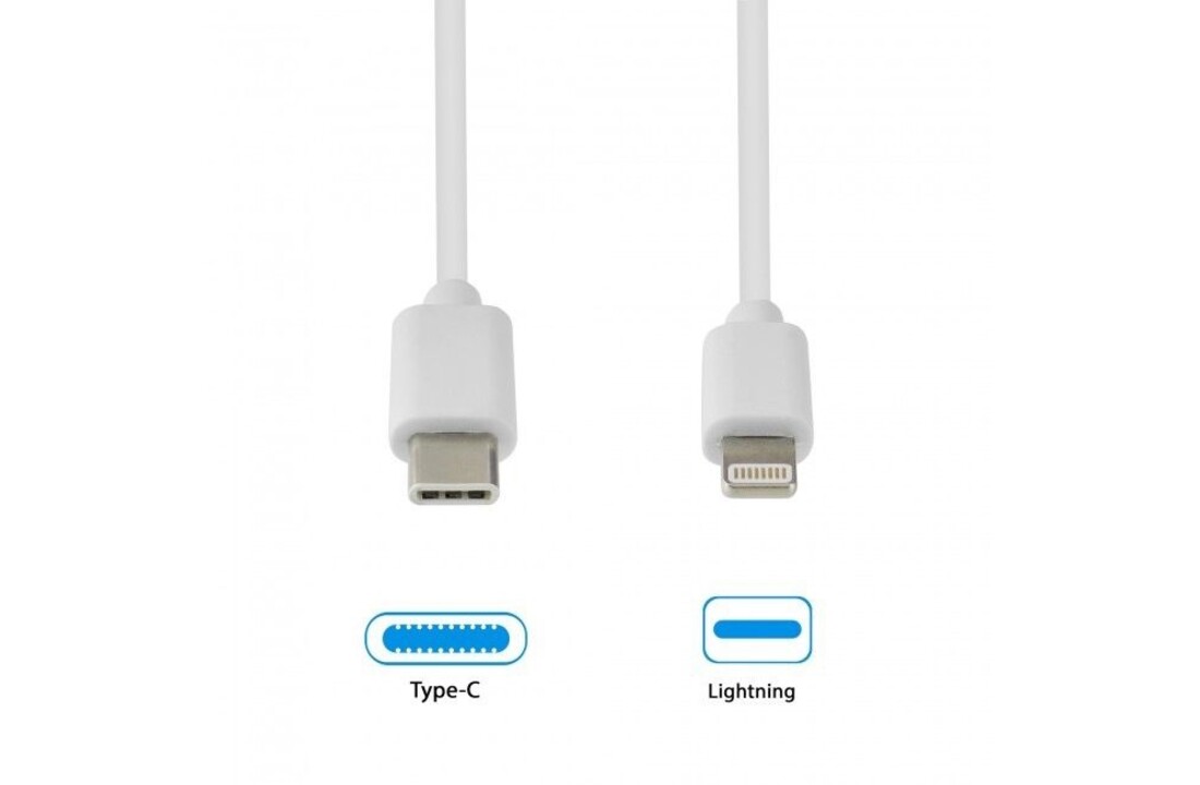 Grab 'n Go USB-C naar Apple Lightning Kabel 1 Meter