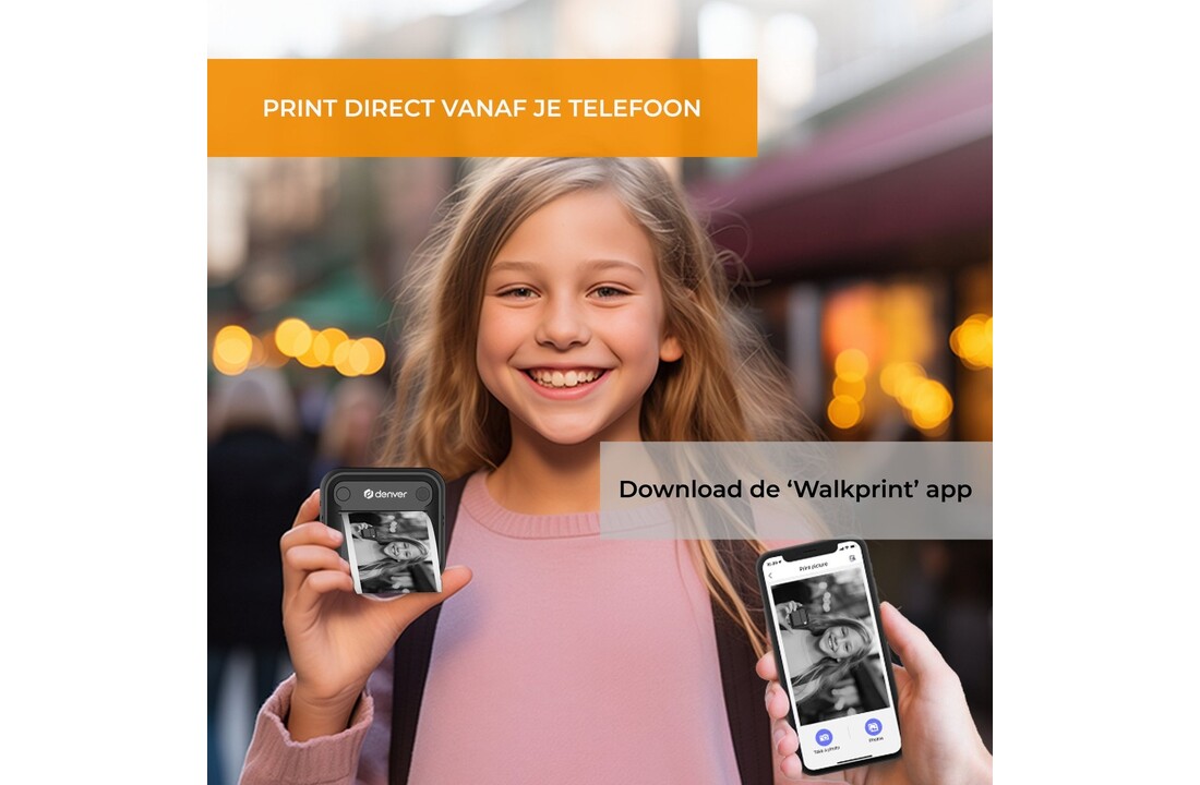 Denver MBP-32B Mini Pocket Printer  - Thermische printer