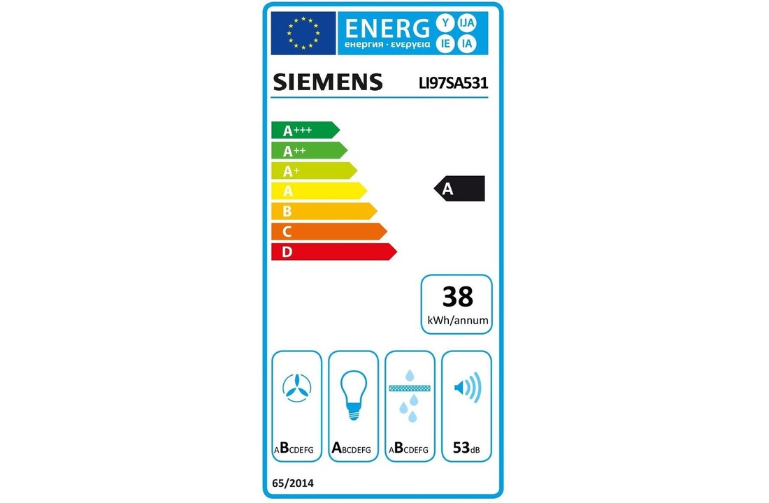 Siemens LI97SA531 - Vlakscherm afzuigkap