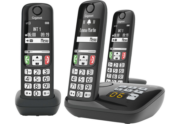 Gigaset A735A Trio Zwart - Dect telefoon