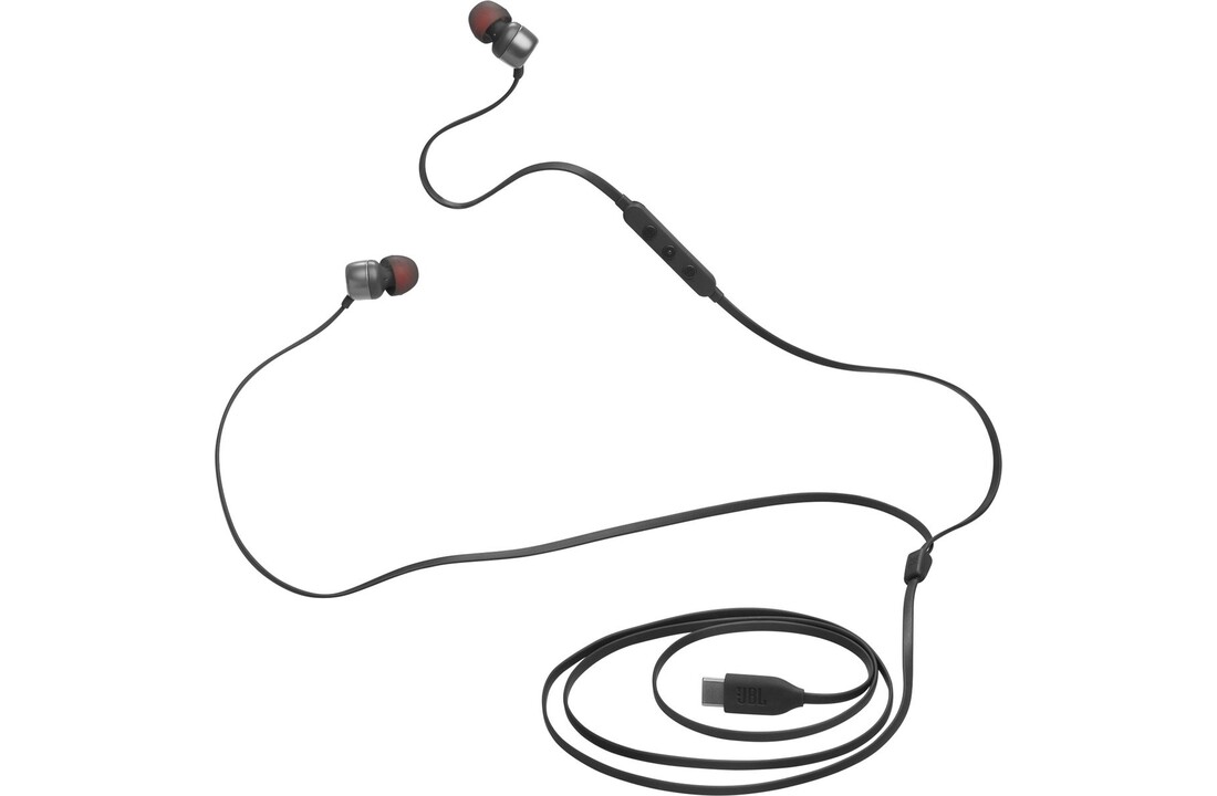 JBL Tune 310C USB Zwart - Oordopjes