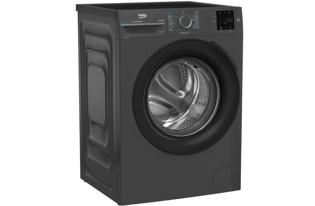 Beko BM3WFT3841A EnergySpin Antraciet - Wasmachine