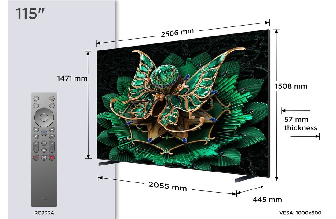 TCL 115C79K QD Mini-LED (2025) - Mini-LED TV