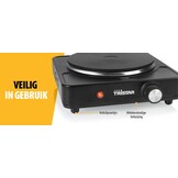 Tristar KP-6151 - Vrijstaande kookplaat