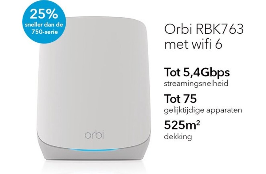 Netgear Orbi RBK763S-100EUS - Router