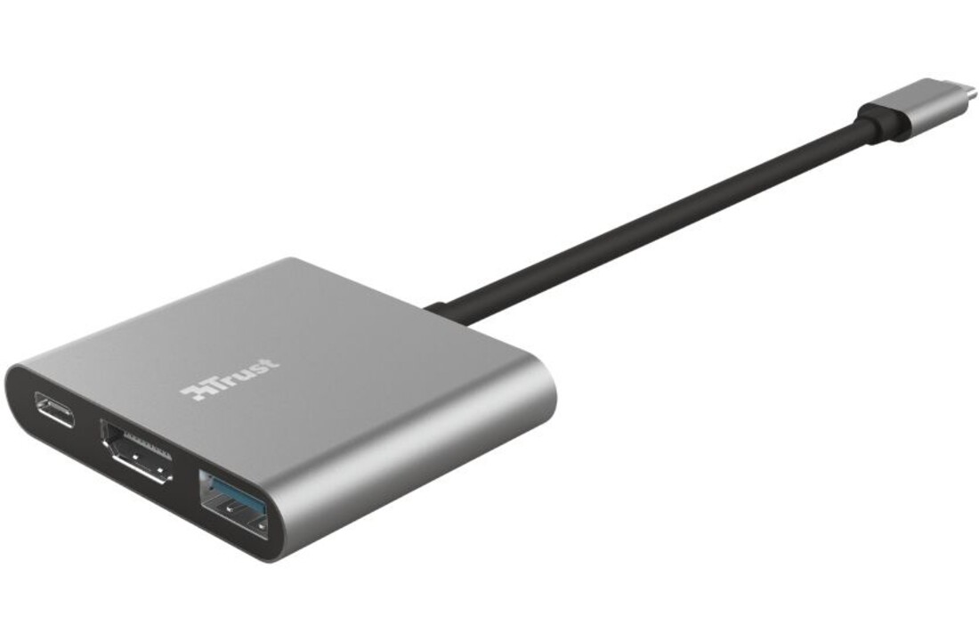 Trust Dalyx 3-in-1 USB-C-adapter - Adapter