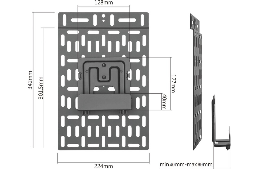 Cavus CHU03 Universele houder voor TV Decoder - Muurbeugel