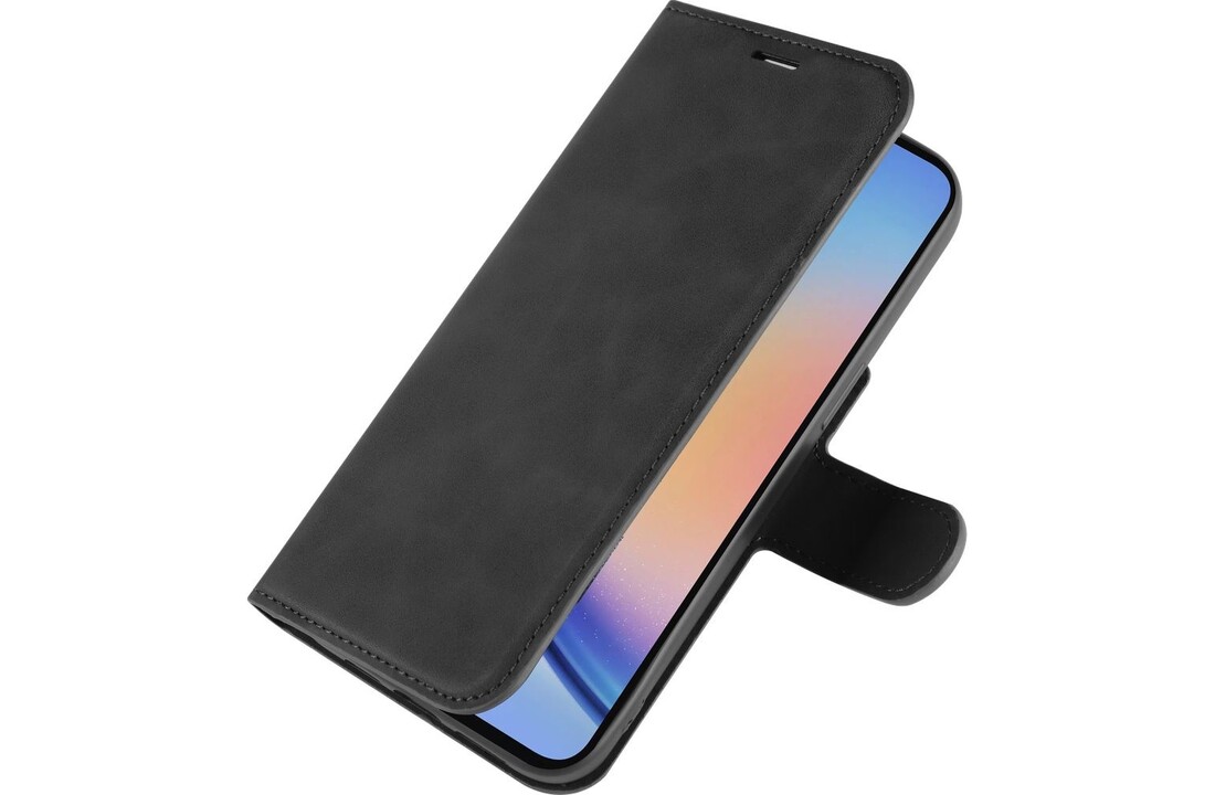 Just in Case Samsung Galaxy A35 Premium Wallet Zwart - Beschermhoes