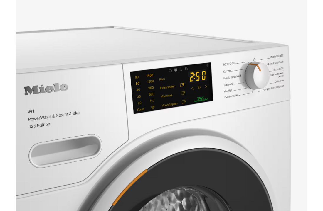 Miele WWB 380 WCS PowerWash 2.0 & Steam 125 Edition - Wasmachine