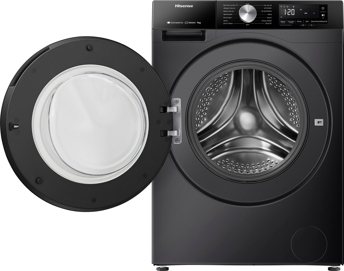 Hisense WF3S9043BB3 - Wasmachine