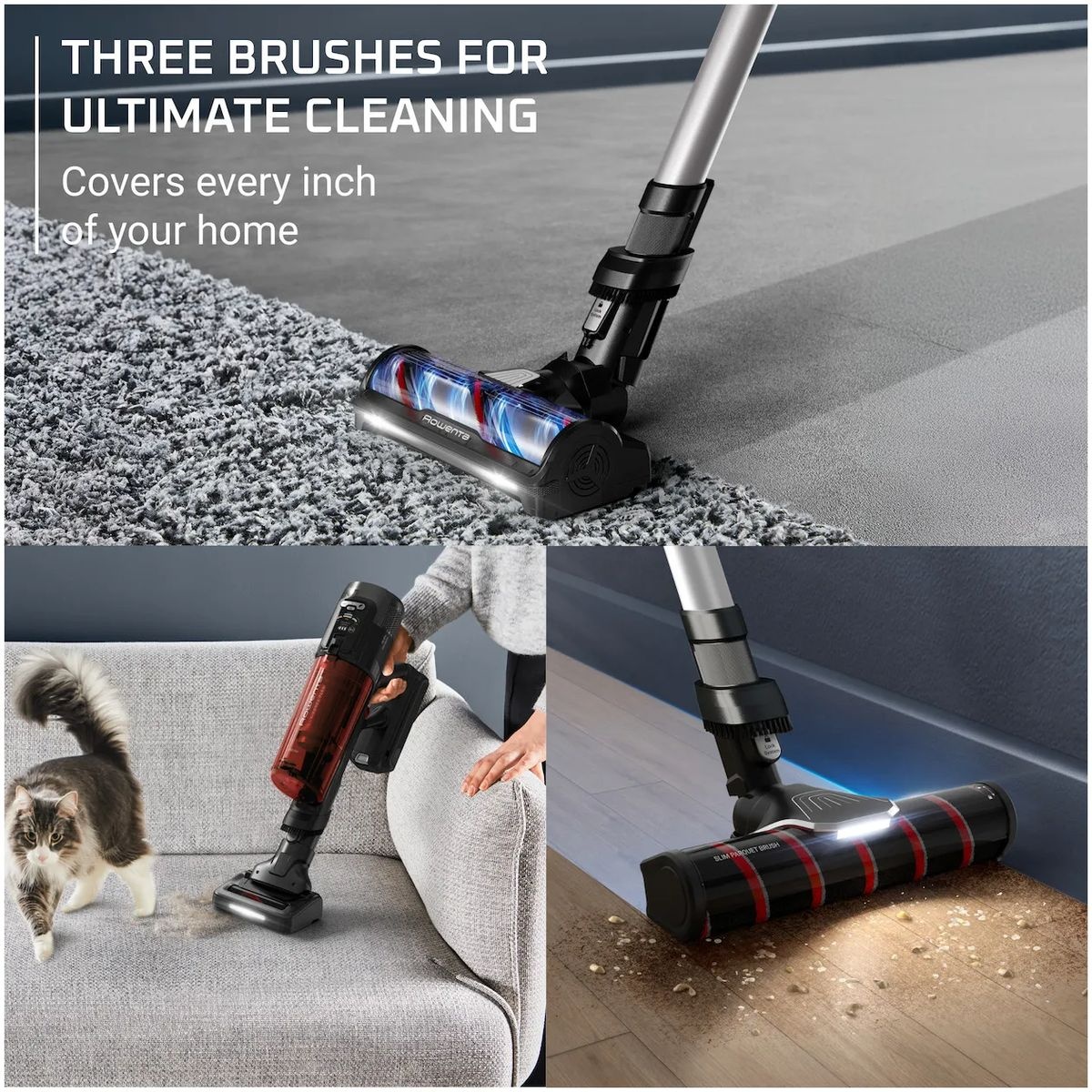 Rowenta X-Force Flex 13.60 RH9A93E0 - Steelstofzuiger