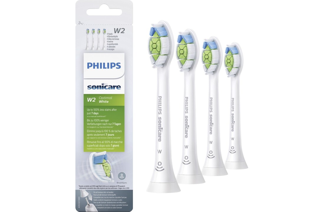 Philips Sonicare Optimal White Standaard HX6064/10 Opzetborstels - Opzetborstel