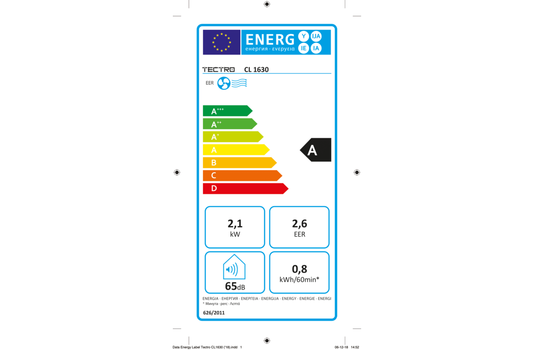 Tectro CL1630 - Mobiele airco