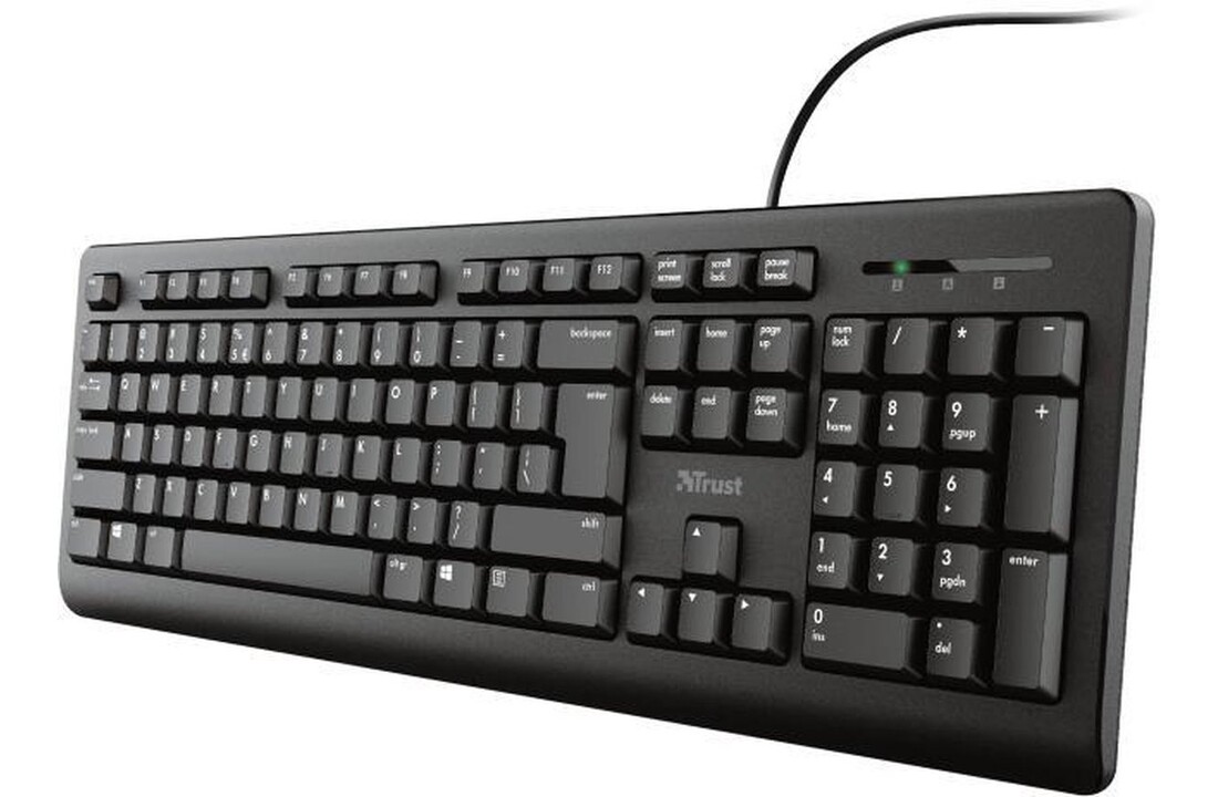 Trust 23880 Primo Zwart - Toetsenbord