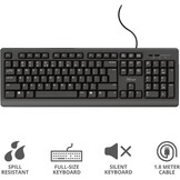 Trust 23880 Primo Zwart - Toetsenbord