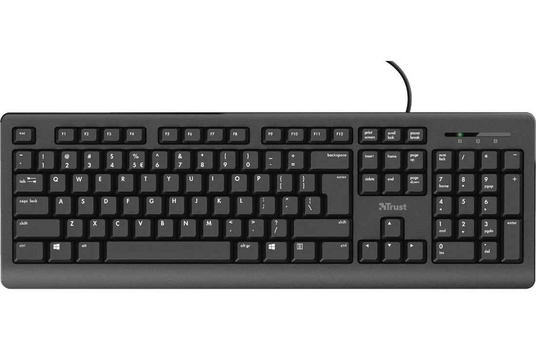 Trust 23880 Primo Zwart - Toetsenbord