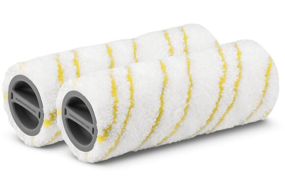 Kärcher Set van 2 microvezelrollen geel - Vloerreiniger