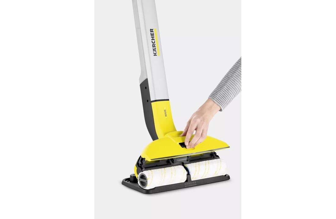 Kärcher Set van 2 microvezelrollen geel - Vloerreiniger