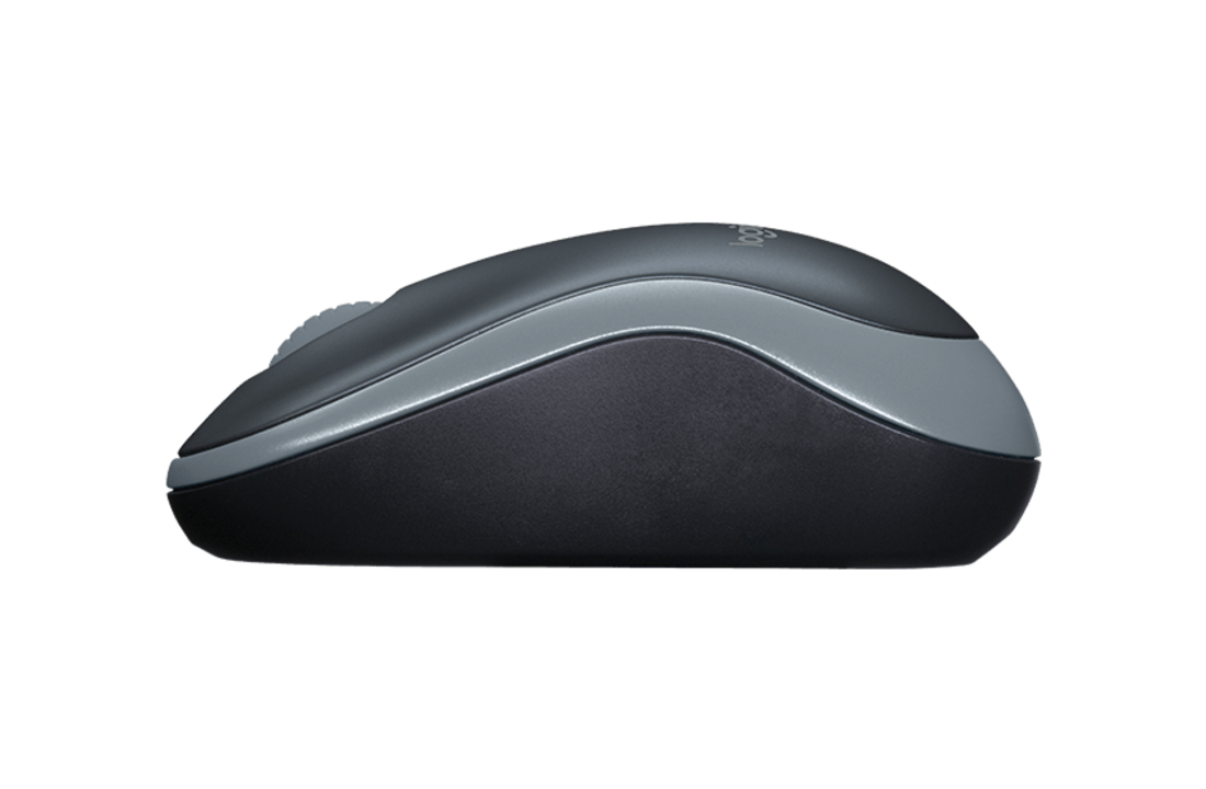 Logitech M185 Grijs/Zwart - Muis