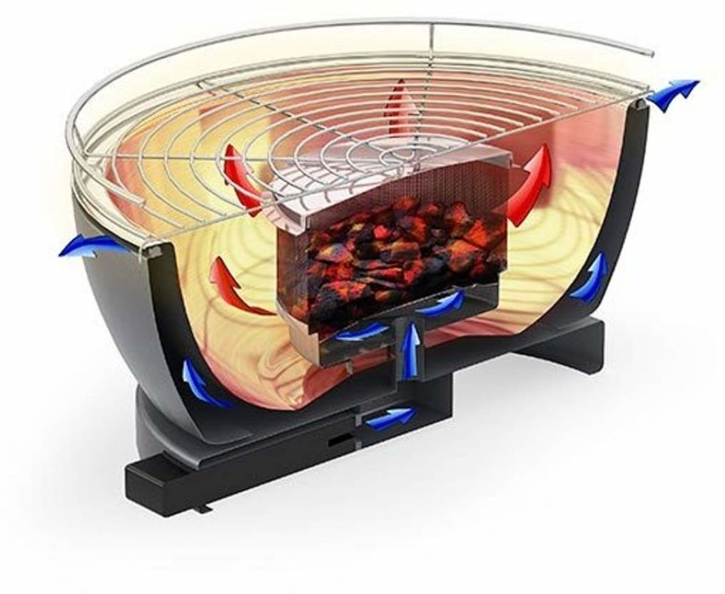 Feuerdesign Teide Wit/Creme  - Tafelbarbecue