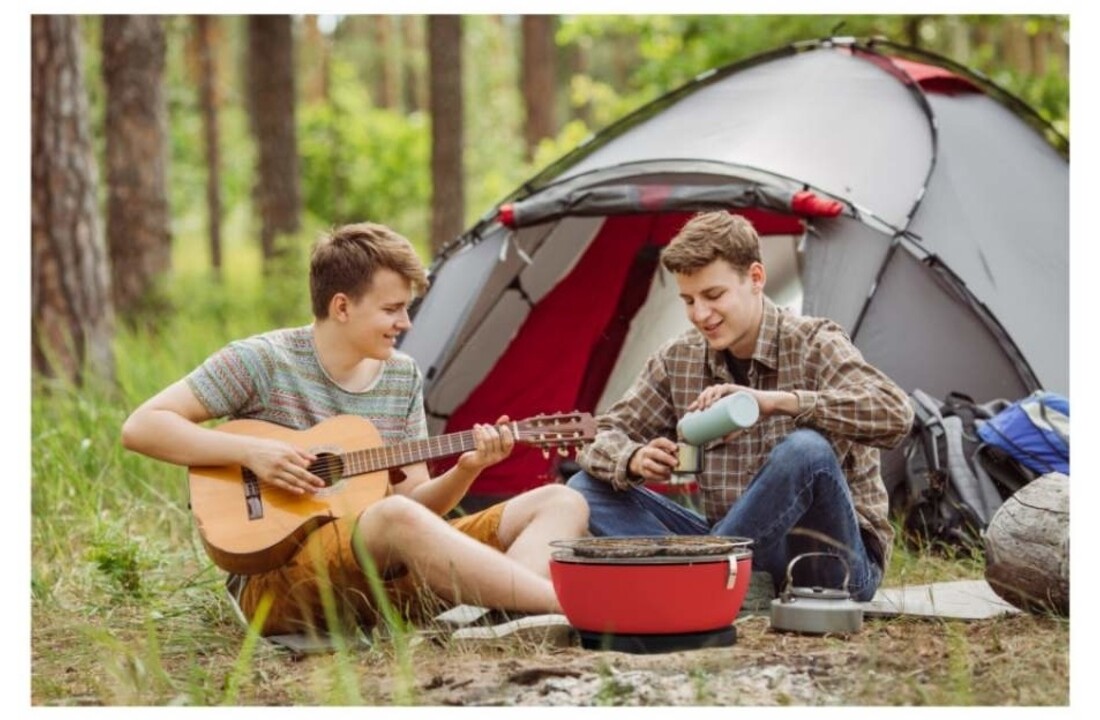 Feuerdesign Teide Wit/Creme - Tafelbarbecue