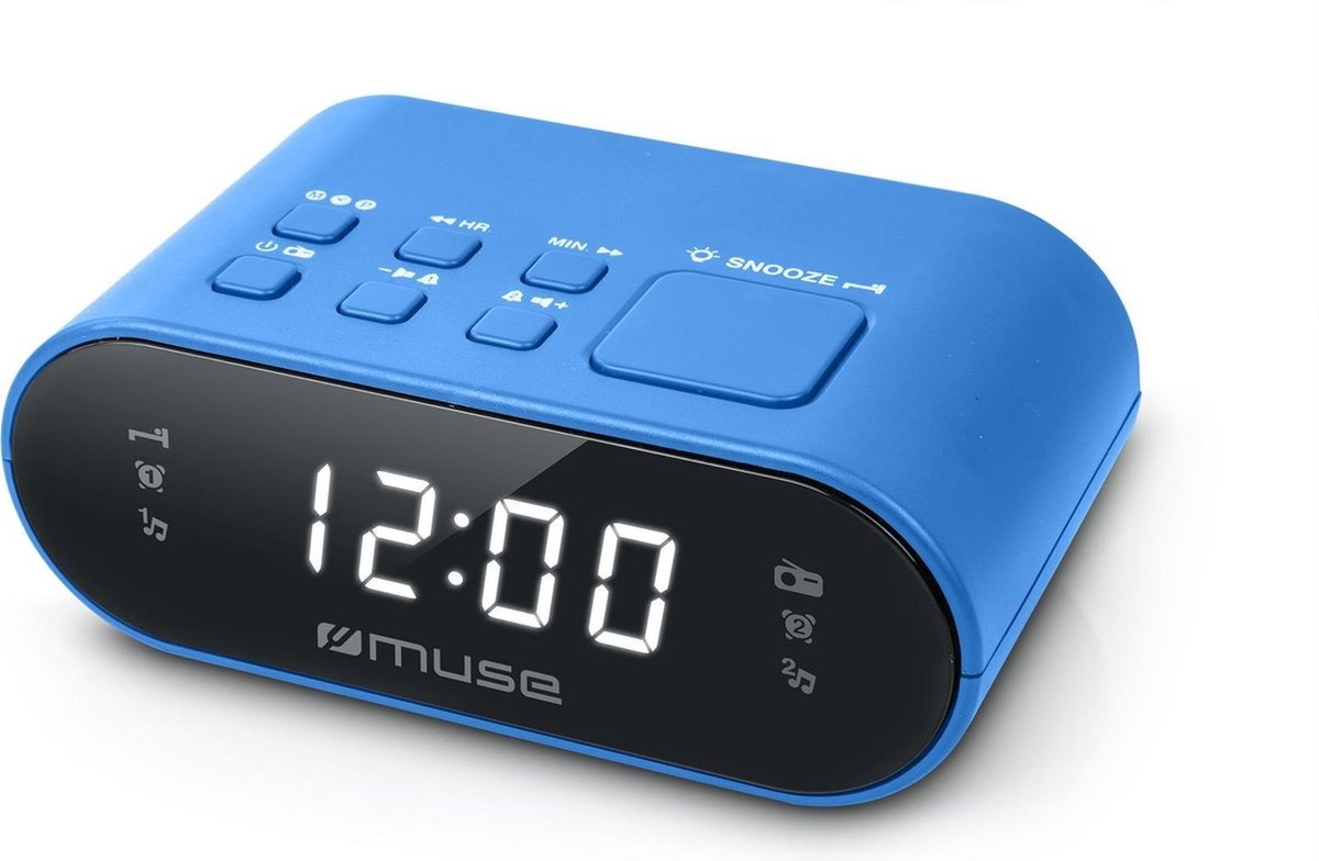 Muse M-10 BL - Wekkerradio