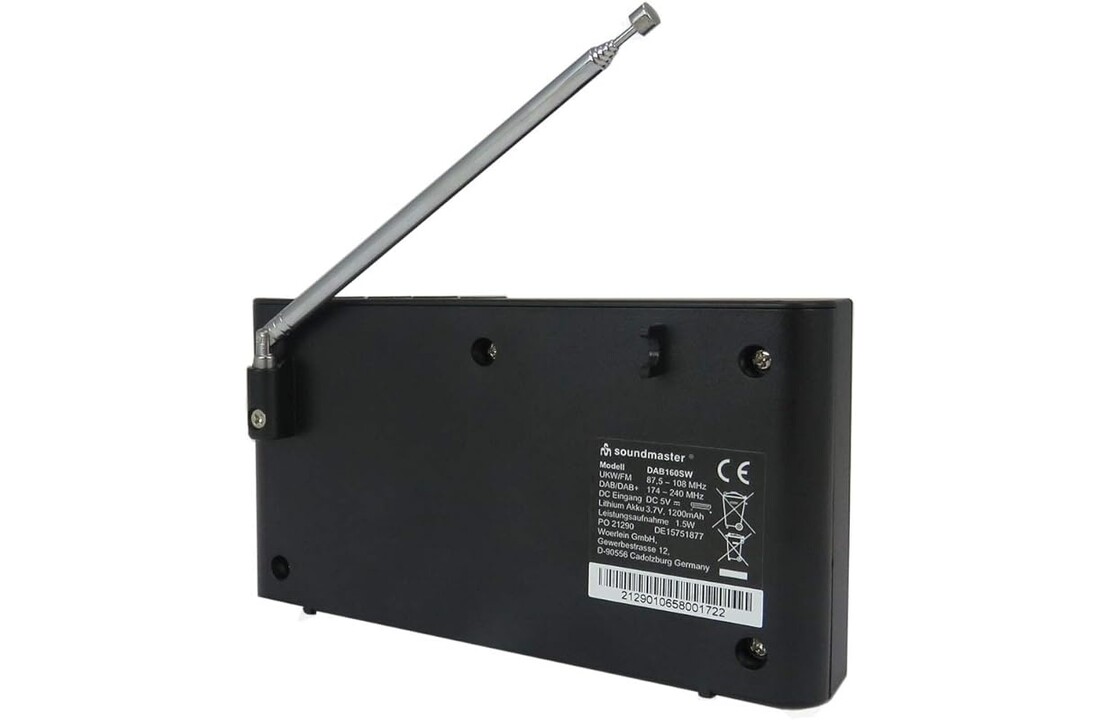 Soundmaster DAB160SW - CD speler