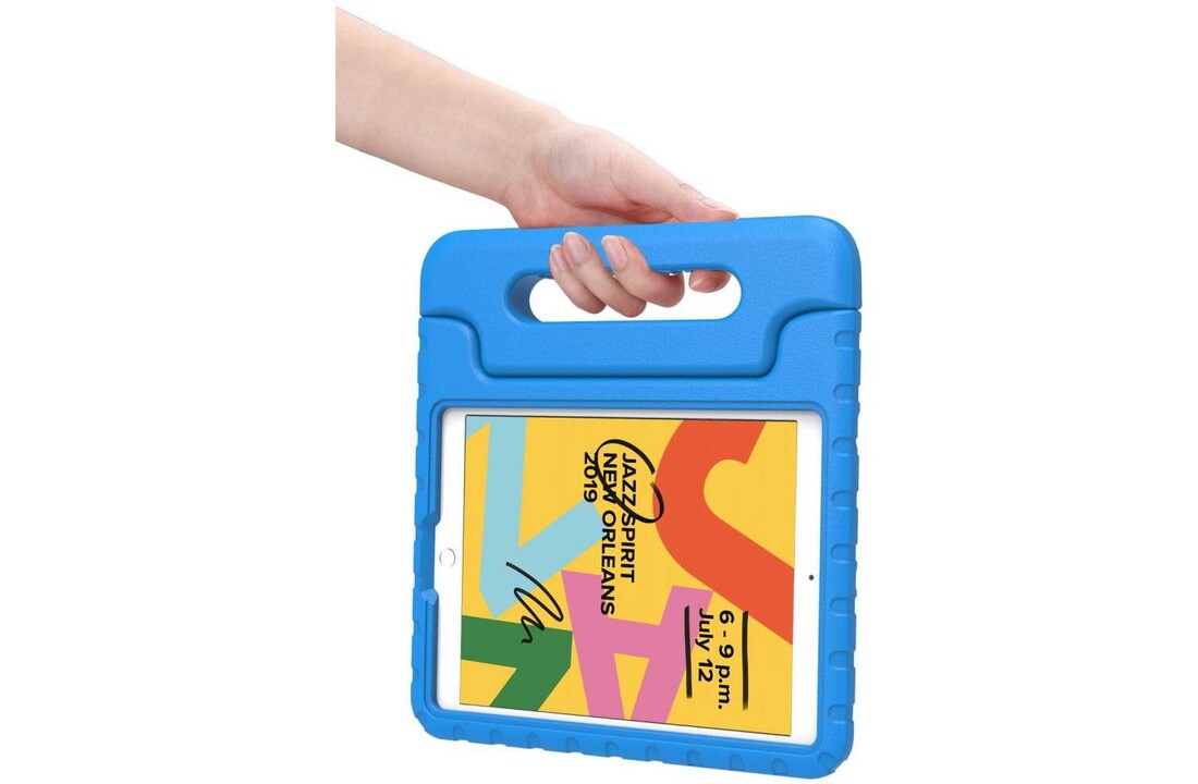 Just In Case Kids Case Cassic - Apple iPad 10.2 - Blauw - Beschermhoes