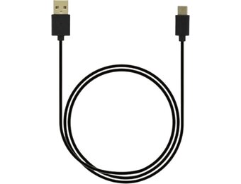 Grab 'n Go USB-A naar USB-C Kabel 1 Meter Zwart