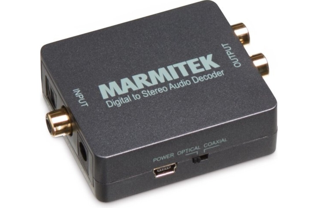 Marmitek Connect DA51 Digitale TV Audio naar Stereo converter