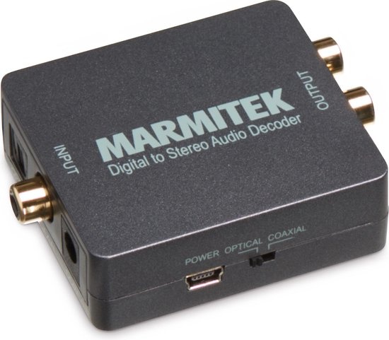 Marmitek Connect DA51 Digitale TV Audio naar Stereo converter