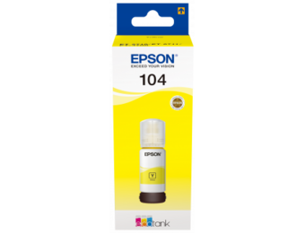 Epson Inktflesje Ecotank 104 Yellow - Inktcartridge