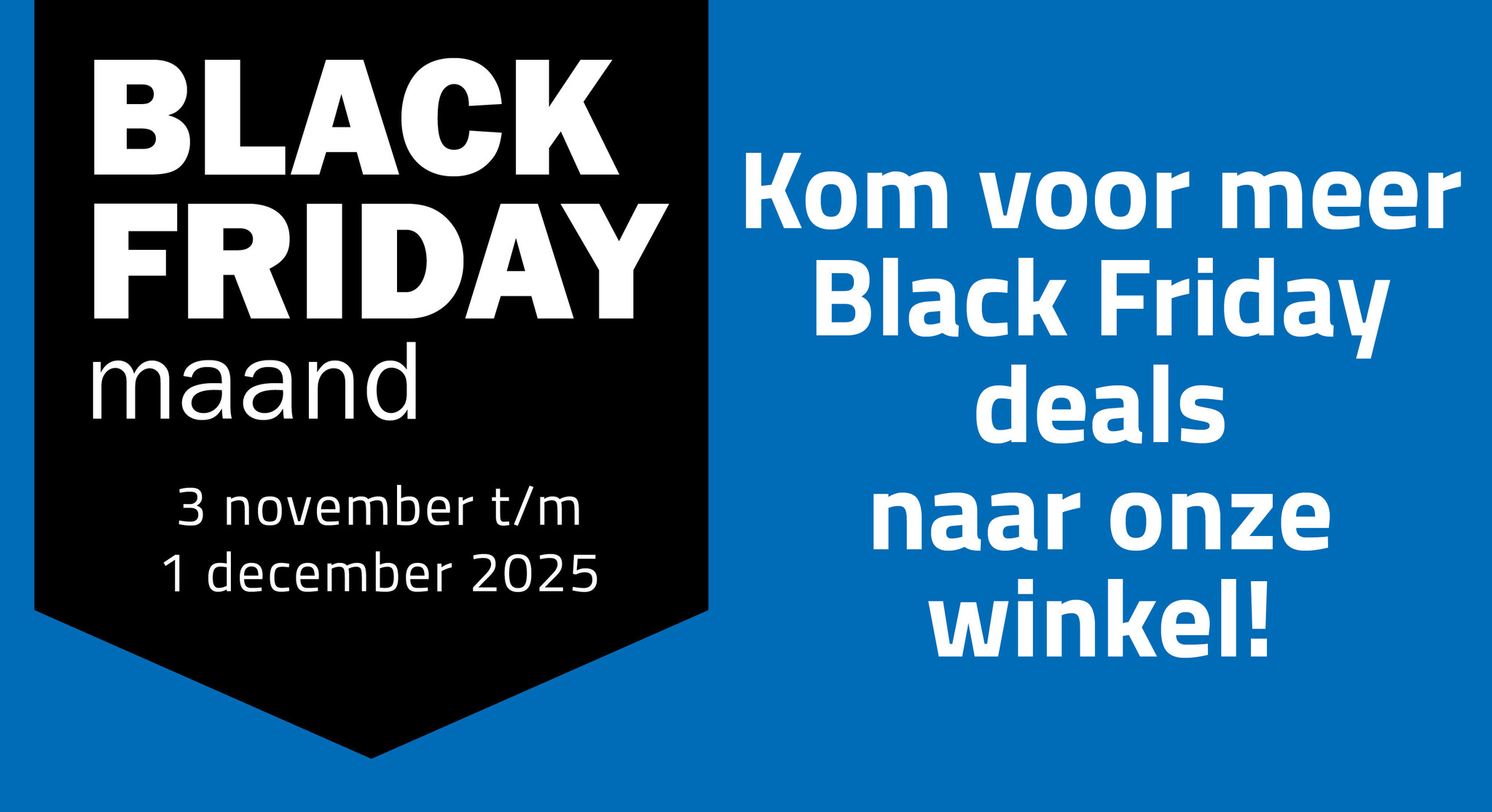 Black Friday maand