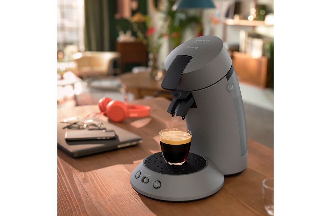 Philips Senseo Original Plus CSA210/50 (kasjmiergrijs) - Koffiepadmachine.