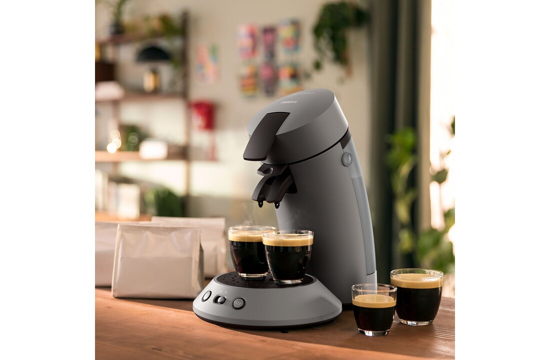 Philips Senseo Original Plus CSA210/50 (kasjmiergrijs) - Koffiepadmachine.
