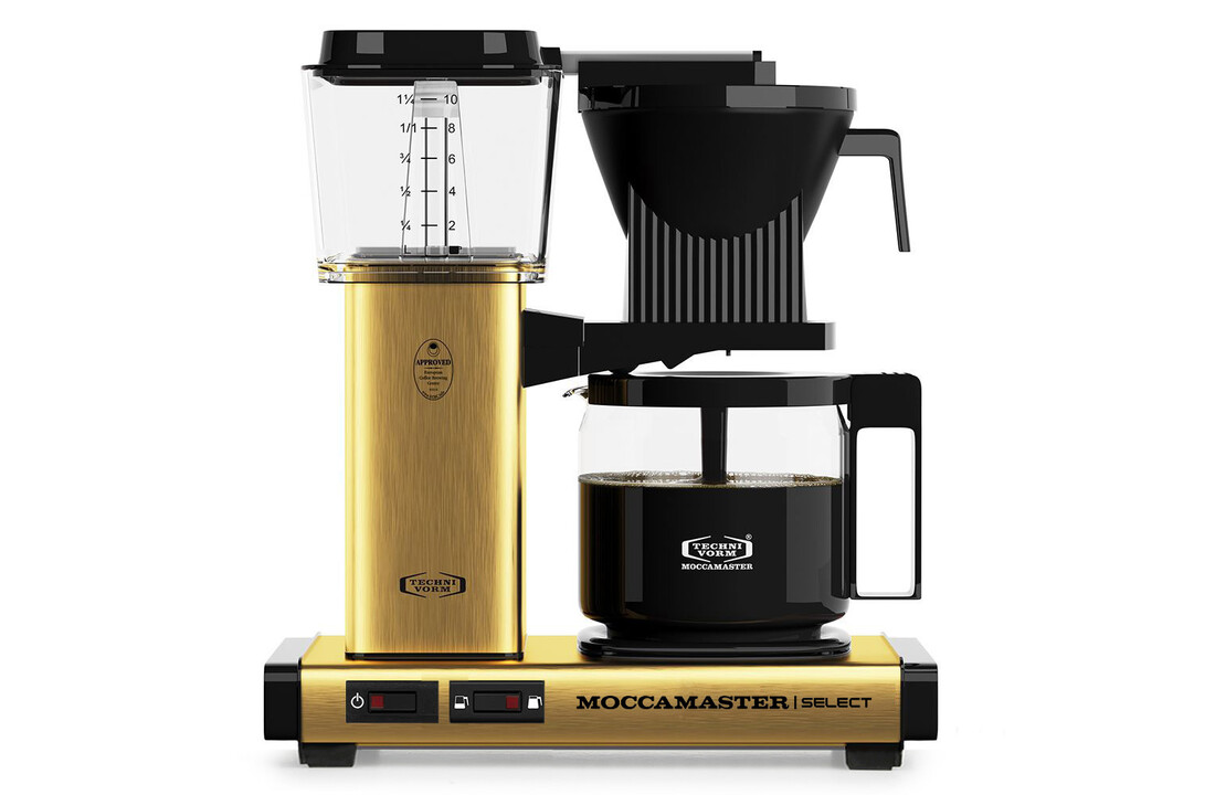 Moccamaster KBG Select (Brushed Brass) - Koffiezetapparaat