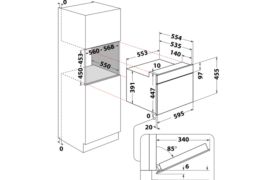 Whirlpool AMW 9605/NB - Inbouw magnetron