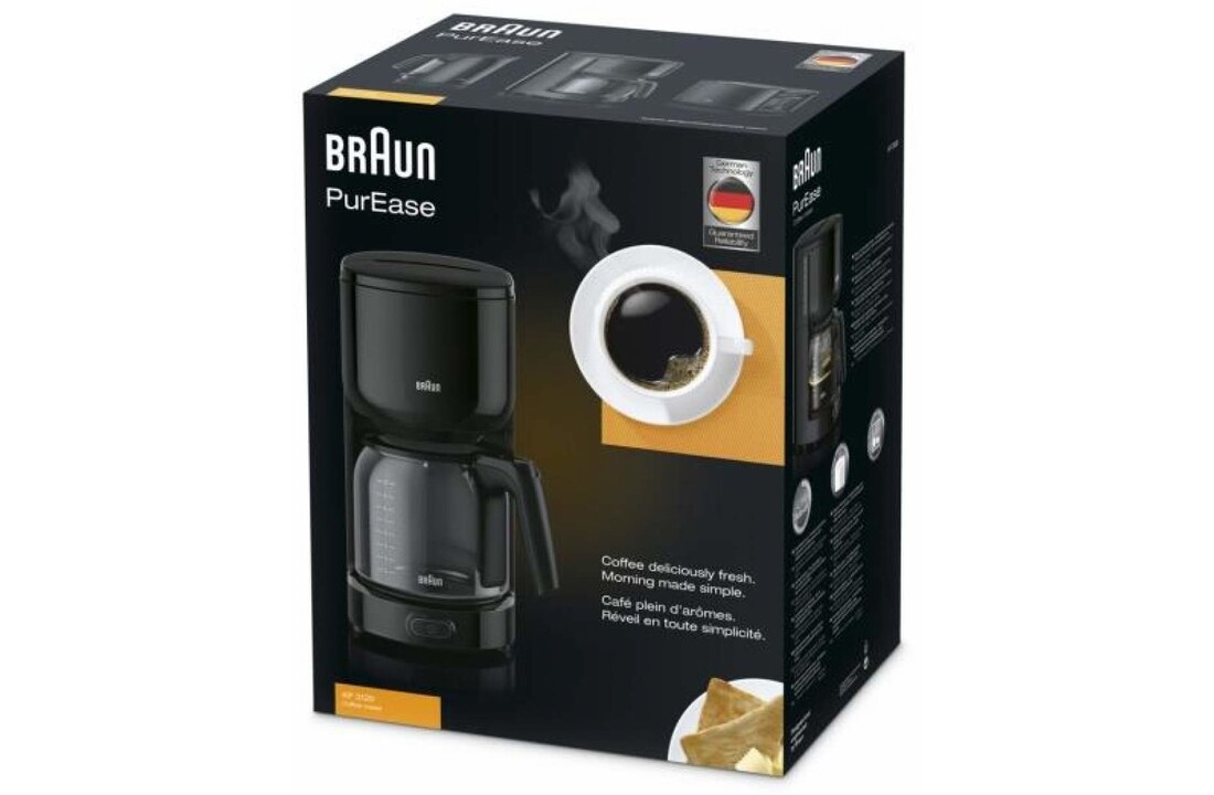 Braun PurEase KF 3120 BK - Koffiezetapparaat