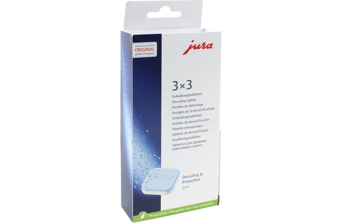 JURA ontkalkingstabletten 3 x 3 stuks